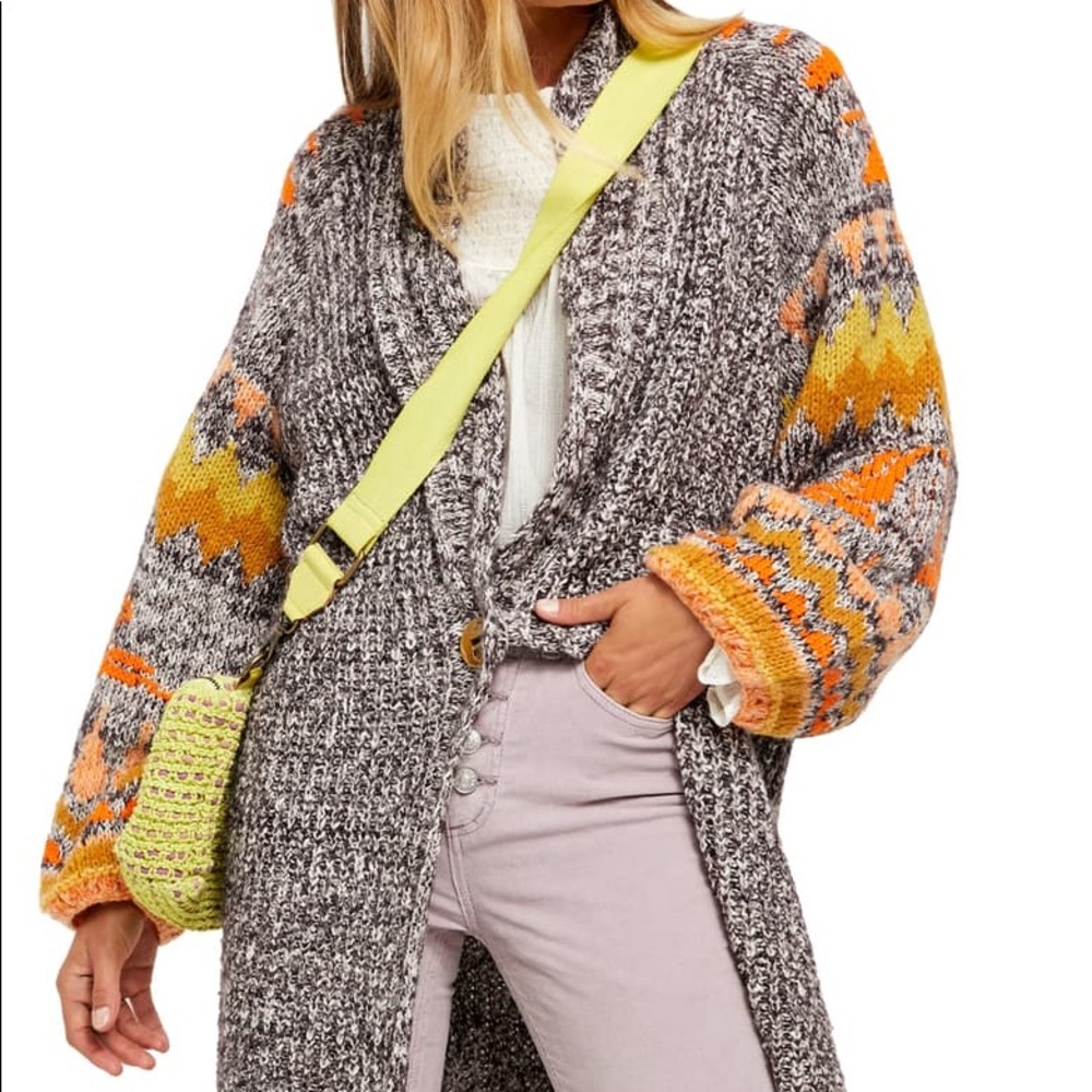 Free People Birds of a Feather Cardigan NWOT - Picture 2 of 4